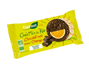 Galettes de Riz Nappées Chocolat Orange