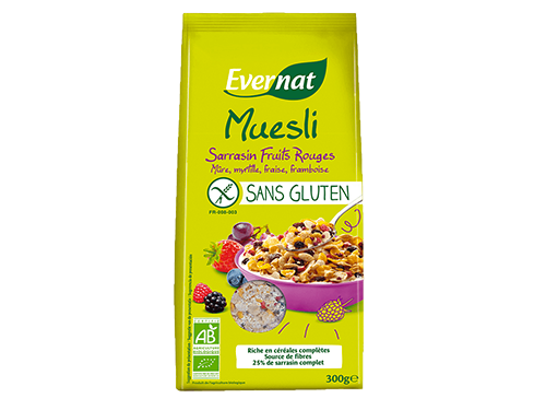 Muesli Sans Gluten Sarrasin Fruits Rouges