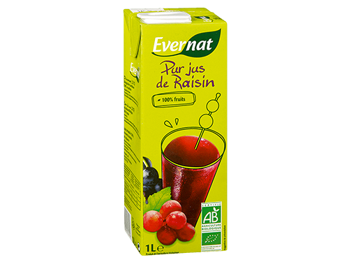 100% Pur Jus de Raisin 1l