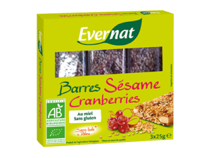 Barres Sésame Cranberries