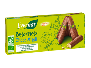 Bâtonnets Chocolat Lait