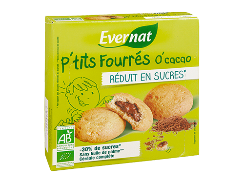 P'tits Fourrés O'Cacao Réduits en Sucres