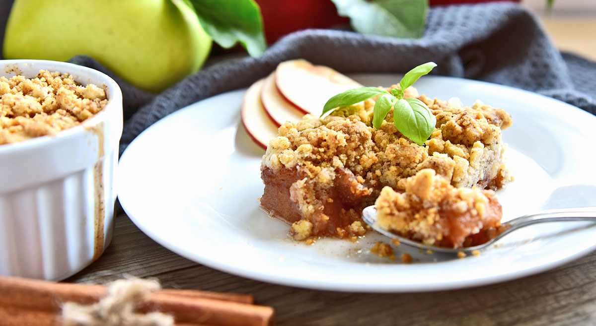 Crumble au pain d'épices