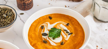 Soupe légère de butternut