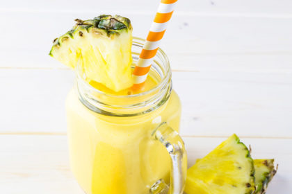 Smoothie exotique coco-mangue-ananas